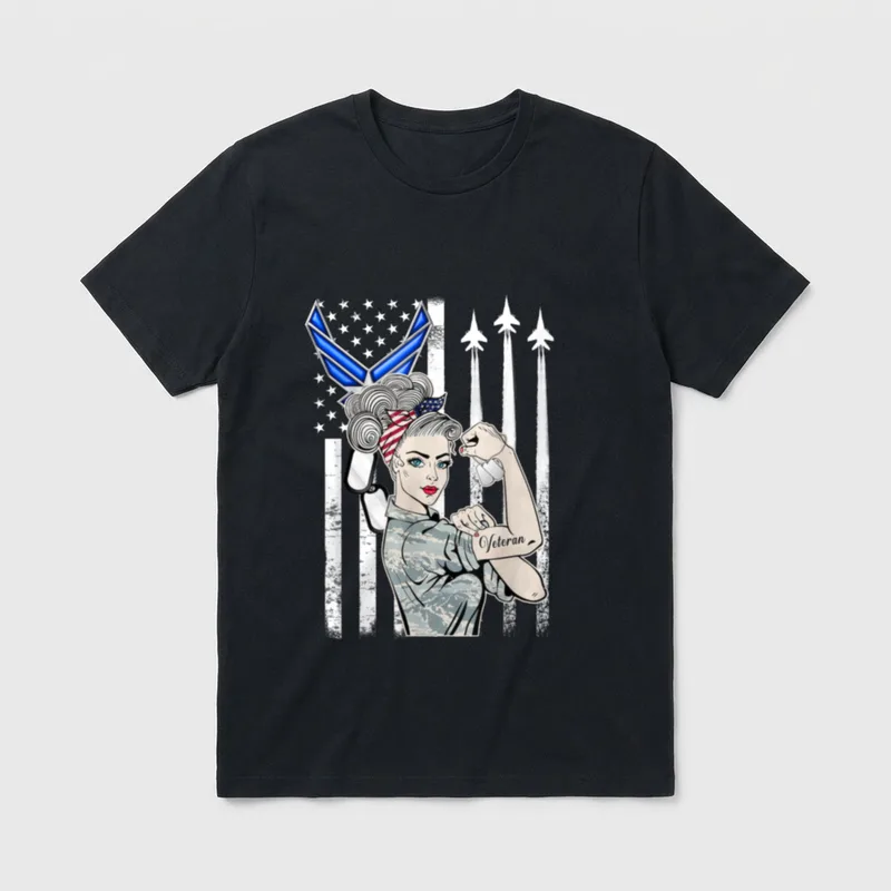 Usaf Veteran Shirt – Classic T-Shirt in Black