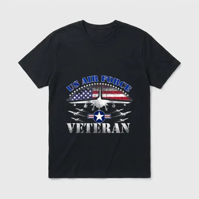 US Air Force Veteran T-Shirt – Classic T-Shirt in Black