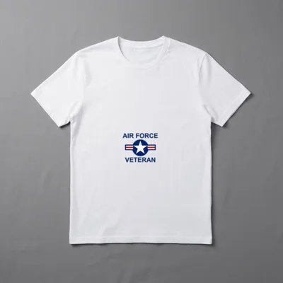 USAF Veteran Roundel T-Shirt – Classic T-Shirt in Black