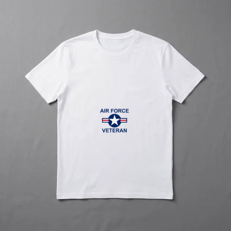 USAF Veteran Roundel T-Shirt – Classic T-Shirt in Black