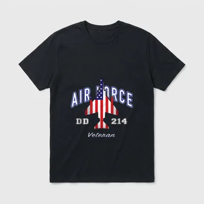 Military Pilot Phantom Aircraft T-Shirt – Classic T-Shirt in Black