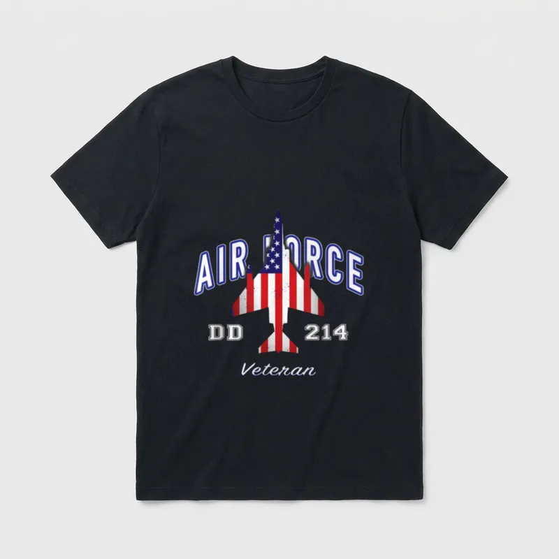 Military Pilot Phantom Aircraft T-Shirt – Classic T-Shirt in Black