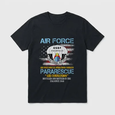 Air Force Pararescue Veteran T-Shirt – Classic T-Shirt in Black