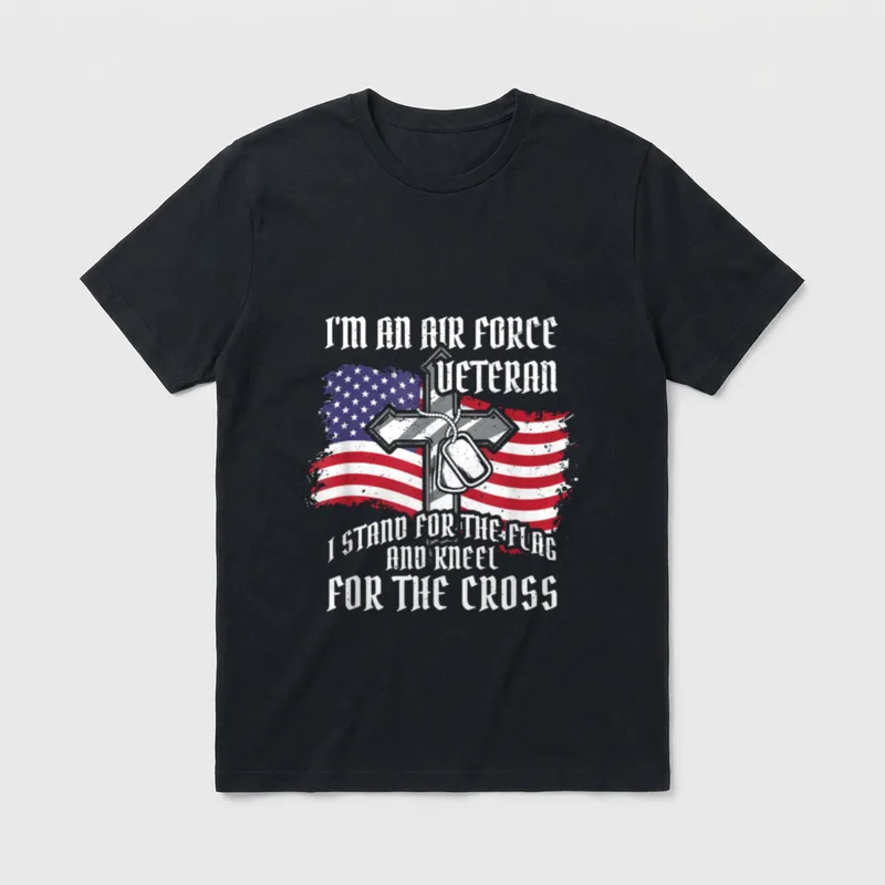 Air Force Veteran Faith T-Shirt – Classic T-Shirt in Black