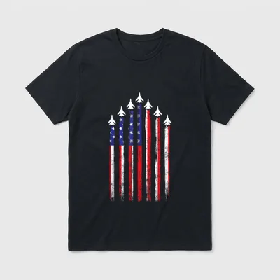 US Air Force Independence Day T-Shirt – Classic T-Shirt in Black