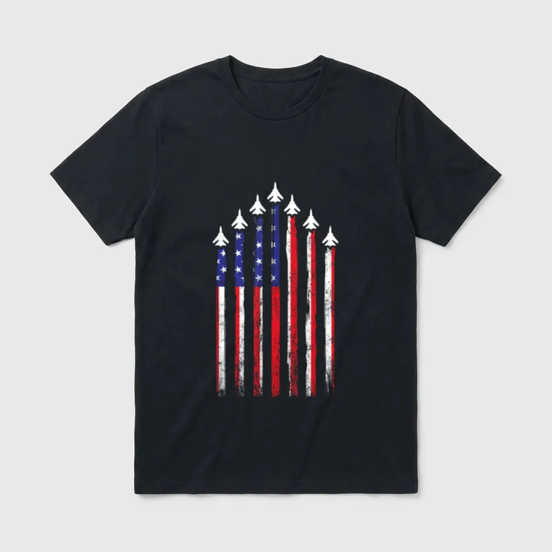 US Air Force Independence Day T-Shirt – Classic T-Shirt in Black