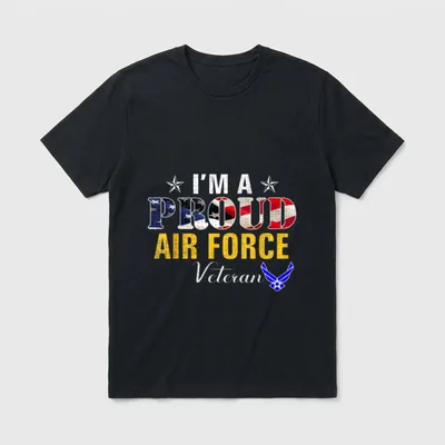 Military Veteran Day T-Shirt – Classic T-Shirt in Black
