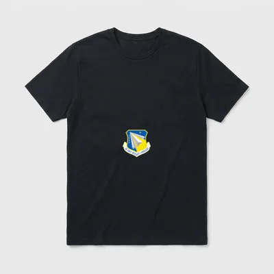 Air Force Research Laboratory Veteran T-Shirt – Official AFRL shield with text banner – Classic T-Shirt in Black