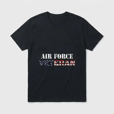 Air Force Veteran Veterans Day T-Shirt – Classic T-Shirt in Black