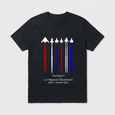 Flag Stealth-Air Force Air Force-Veterans Military T-Shirt – Classic T-Shirt in Black