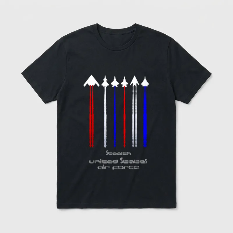 Flag Stealth-Air Force Air Force-Veterans Military T-Shirt – Classic T-Shirt in Black