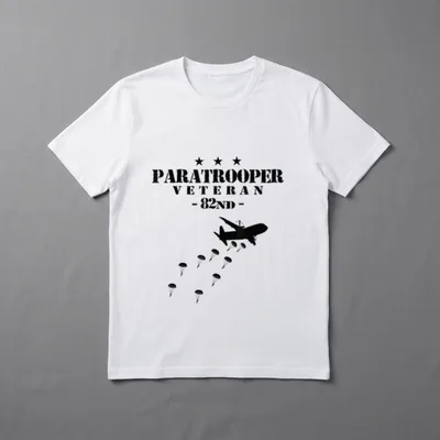 Paratrooper Army Veteran T-Shirt – Classic T-Shirt in Black