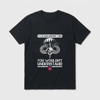 Airborne Paratrooper Pride T-Shirt – Classic T-Shirt in Black