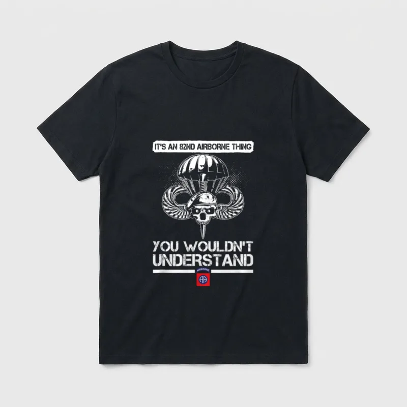 Airborne Paratrooper Pride T-Shirt – Classic T-Shirt in Black