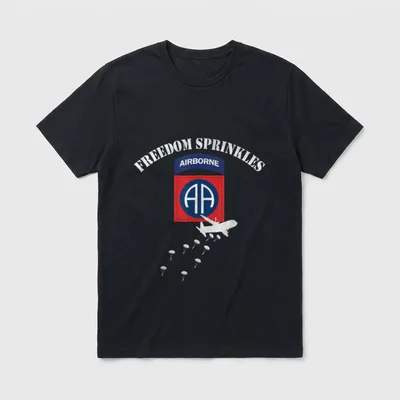 Paratrooper Veterans Day T-Shirt – Classic T-Shirt in Black