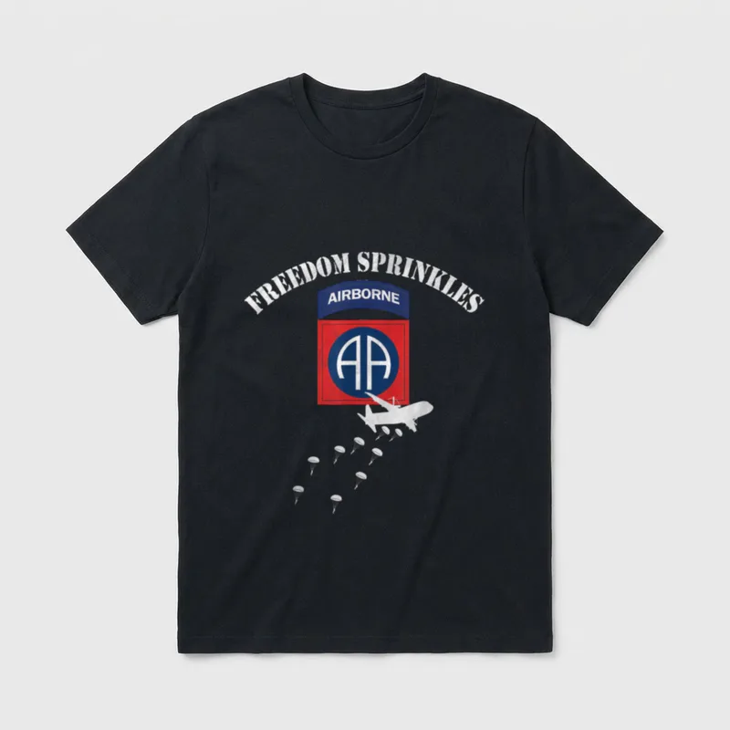 Paratrooper Veterans Day T-Shirt – Classic T-Shirt in Black