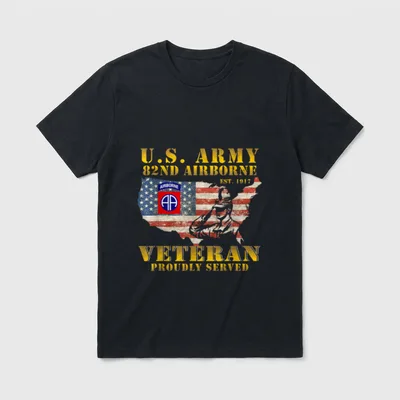 Death From Above Paratrooper T-Shirt – Classic T-Shirt in Black
