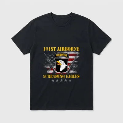 Screaming Eagle Army Veteran T-Shirt – Classic T-Shirt in Black