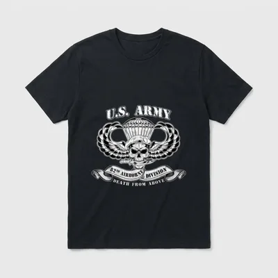 82nd Airborne Paratrooper Veteran T-Shirt – Classic T-Shirt in Black
