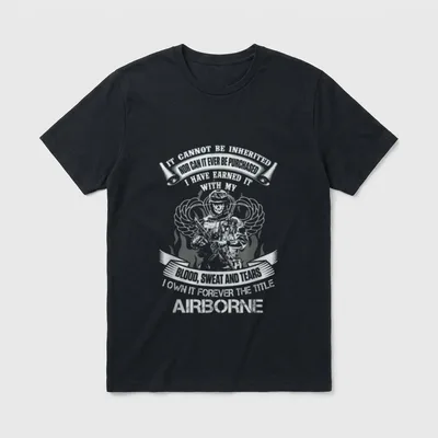 US Army Airborne Forever T-Shirt – Classic T-Shirt in Black