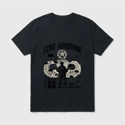 Airborne Division Veteran T-Shirt – Classic T-Shirt in Black