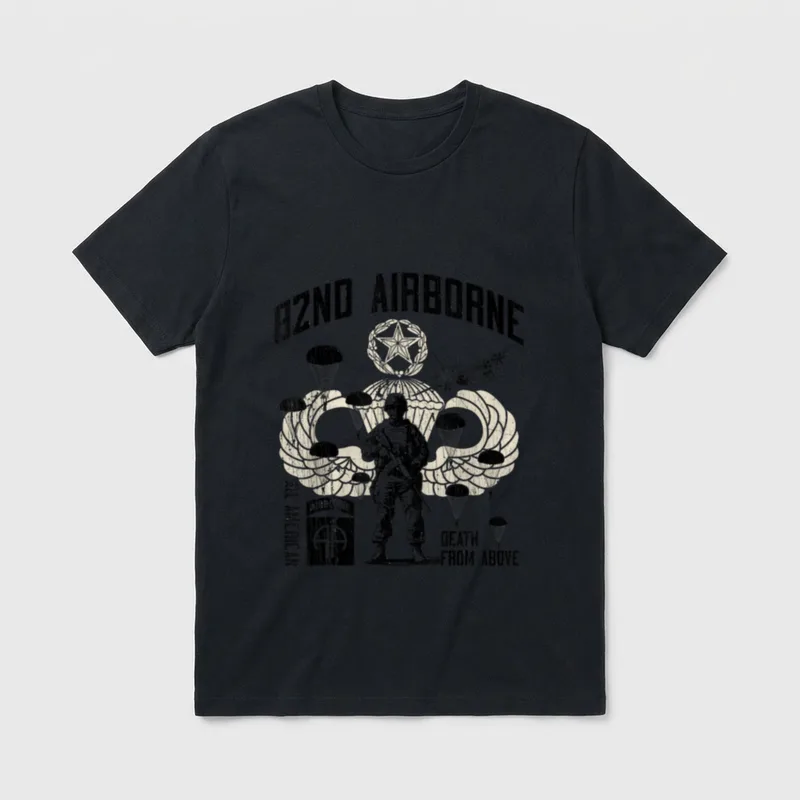 Airborne Division Veteran T-Shirt – Classic T-Shirt in Black