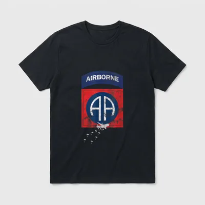 Army Airborne Division Veteran T-Shirt – Classic T-Shirt in Black