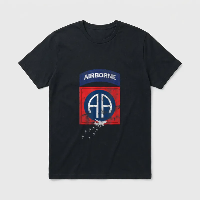 Army Airborne Division Veteran T-Shirt – Classic T-Shirt in Black