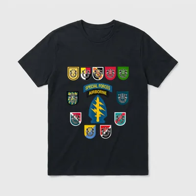 Fourth Of July Military Veteran T-Shirt – Classic T-Shirt in Black