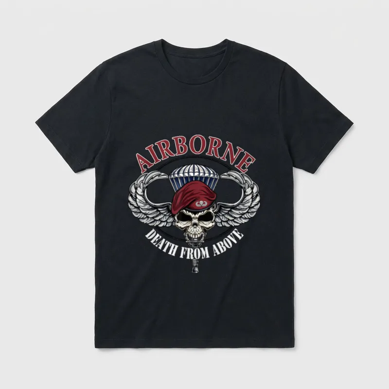 Airborne Soldier Veteran T-Shirt – Classic T-Shirt in Black