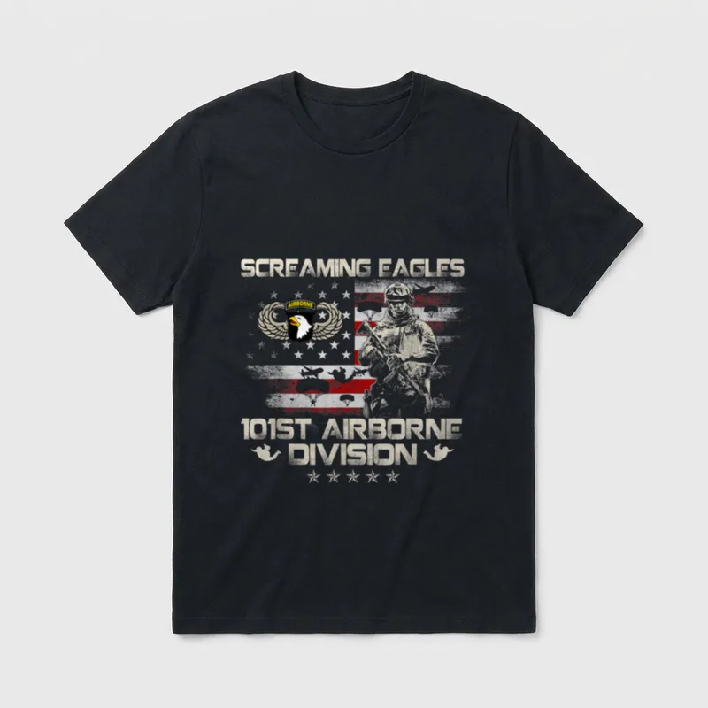 Screaming Eagle Sky Soldier T-Shirt – Classic T-Shirt in Black