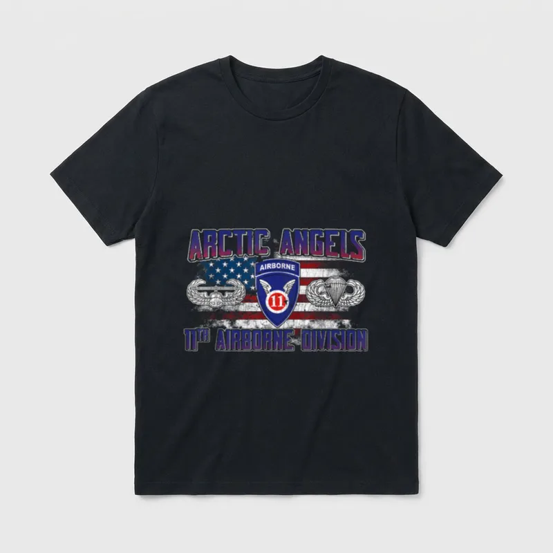 11th Airborne Division Veteran T-Shirt – Classic T-Shirt in Black