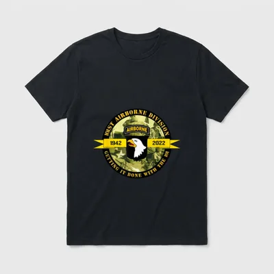 Airborne Division Military Anniversary T-Shirt – Classic T-Shirt in Black