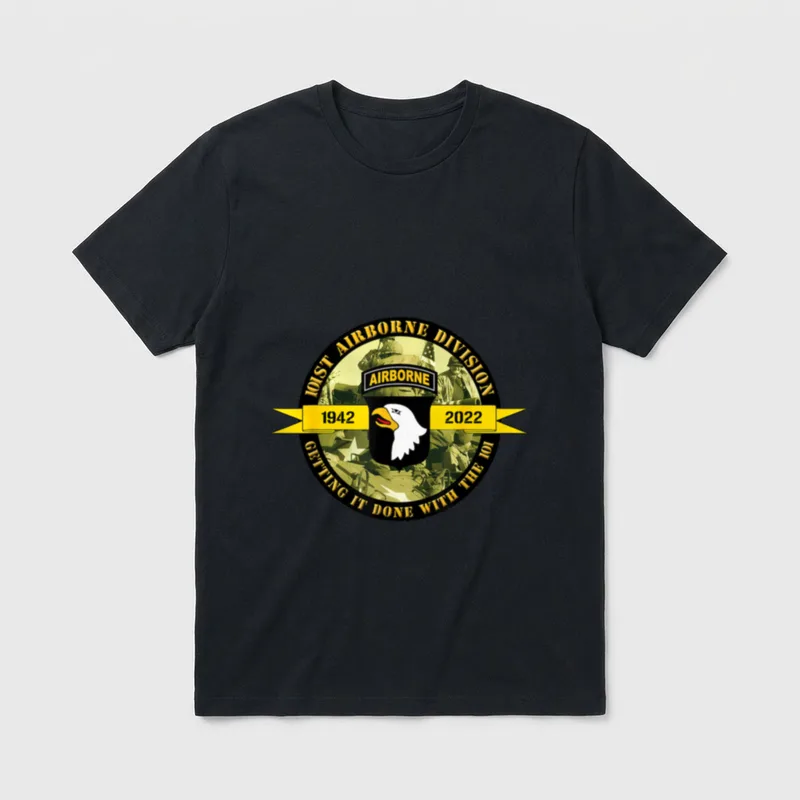 Airborne Division Military Anniversary T-Shirt – Classic T-Shirt in Black