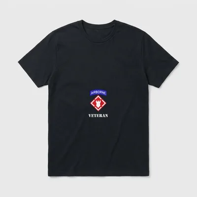 20th Engineer Brigade Veteran T-Shirt – Classic T-Shirt in Black