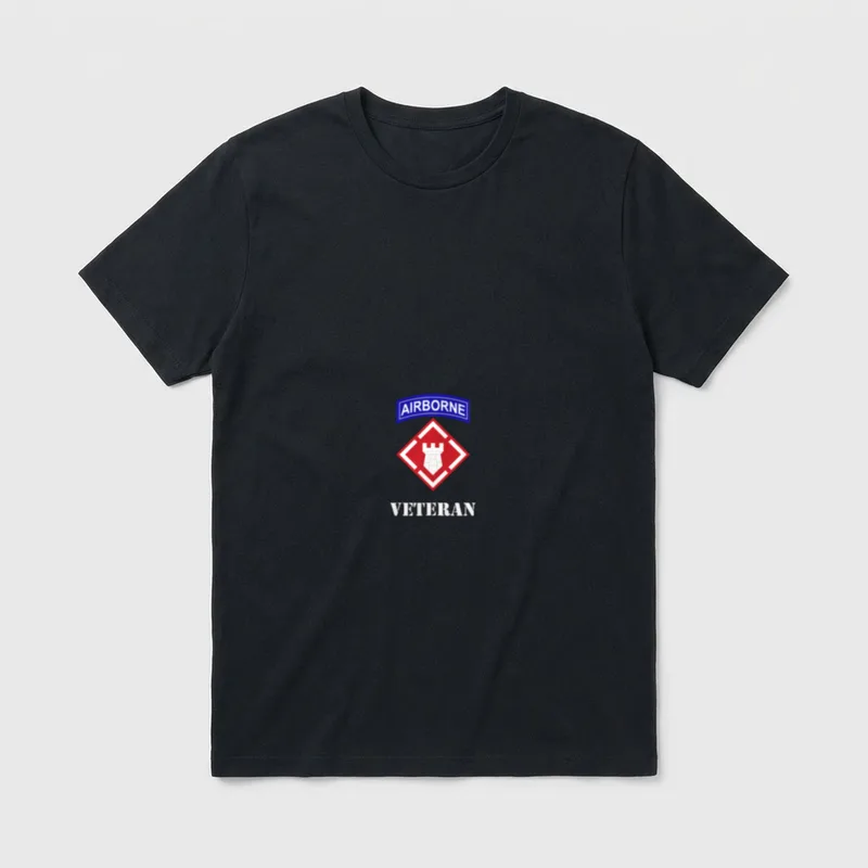 20th Engineer Brigade Veteran T-Shirt – Classic T-Shirt in Black
