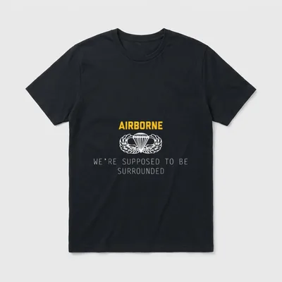US Army Airborne Soldier T-Shirt – Classic T-Shirt in Black
