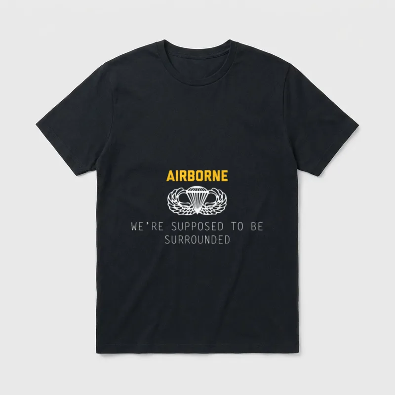 US Army Airborne Soldier T-Shirt – Classic T-Shirt in Black