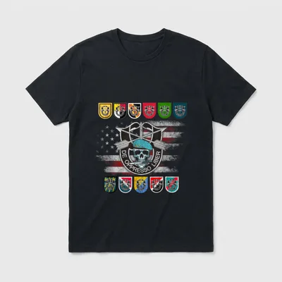 Airborne SFG Veteran T-Shirt – Classic T-Shirt in Black