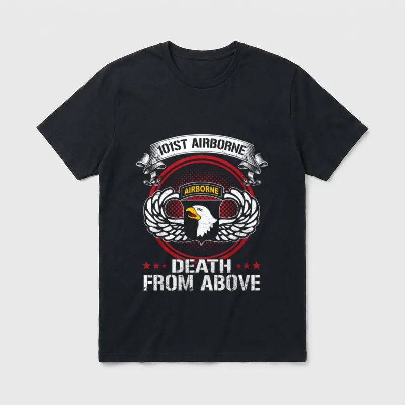 Paratrooper Death From Above T-Shirt – Classic T-Shirt in Black