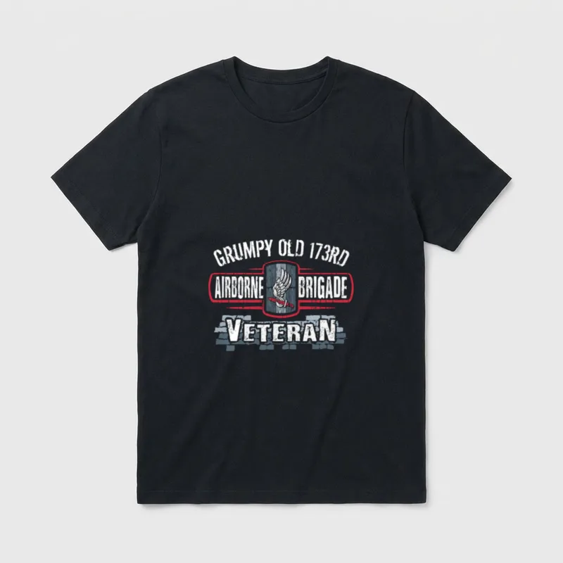 173rd Airborne Brigade Combat Team Grumpy T-Shirt – Classic T-Shirt in Black
