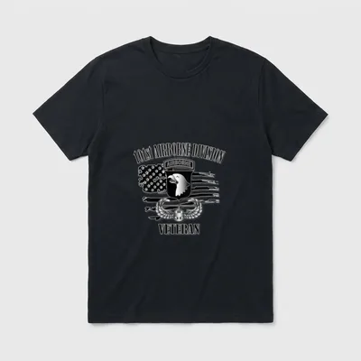 101st Airborne Division Veteran Back T-Shirt – Classic T-Shirt in Black