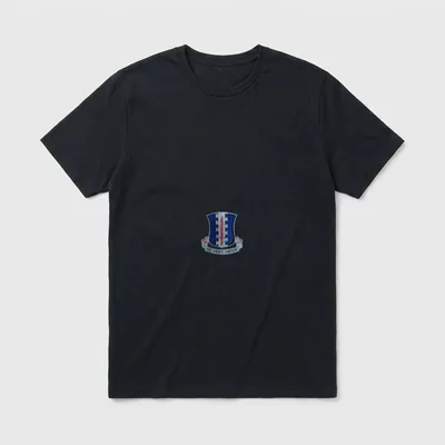 187th Infantry Regiment 101st Airborne Rakkasans T-Shirt – ONE DESIT VIRTUS unit insignia patch – Classic T-Shirt in Black