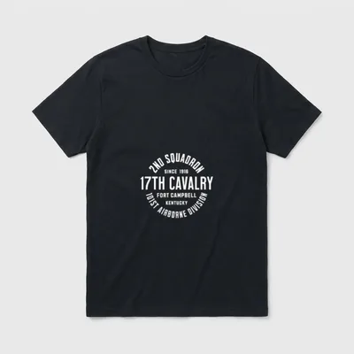 2nd Squadron 17th Cavalry 101st Airborne T-Shirt – Classic T-Shirt in Black