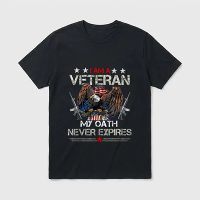 U S Army Veteran for Day T-Shirt – Classic T-Shirt in Black