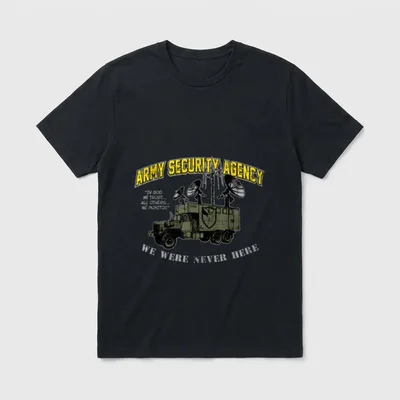 Army Security Agency Veteran T-Shirt – Classic T-Shirt in Black