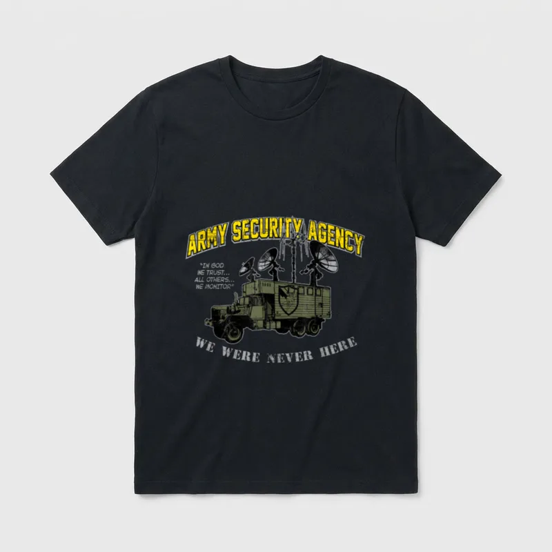 Army Security Agency Veteran T-Shirt – Classic T-Shirt in Black