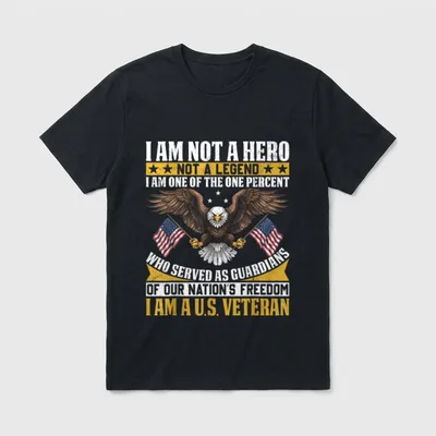 Veterans Day America T-Shirt – Classic T-Shirt in Black