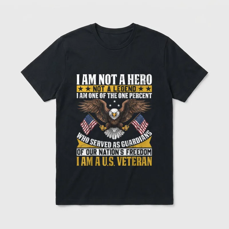 Veterans Day America T-Shirt – Classic T-Shirt in Black