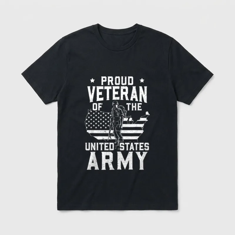 United States Army Veteran T-Shirt – Classic T-Shirt in Black